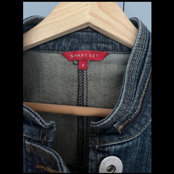 Smart Set Denim moto jacket - Picture 6 of 6